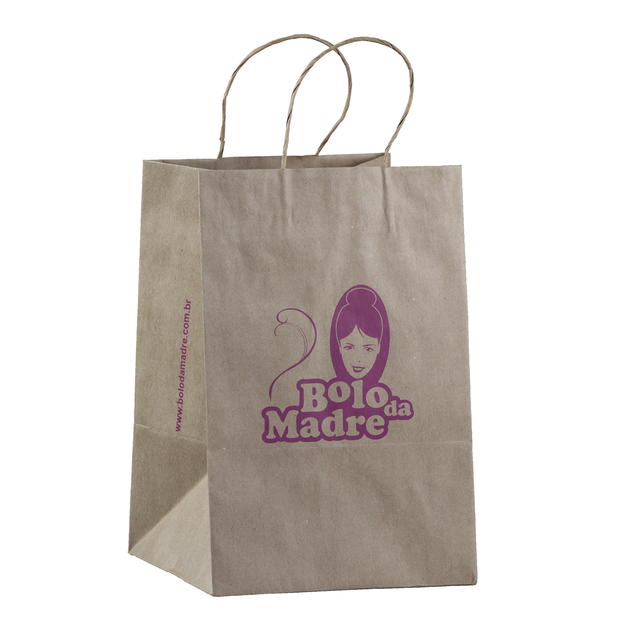 Sacolas em Papel Kraft — exemplo personalizado — foto 2